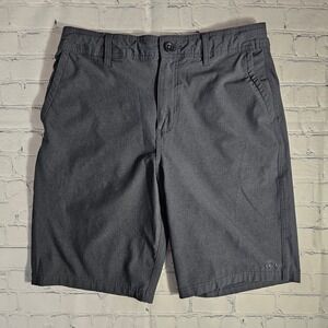 O'Neill Mens Hybrid Board Shorts Size 30 Charcoal Gray Performance Stretch